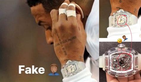 odell beckham watch fake|US customs officers seized a fake Richard Mille watch. If real, it .